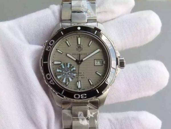 Tag Heuer Aquaracer Calibre 5 SS Gray Dial SS Bracelet A2824