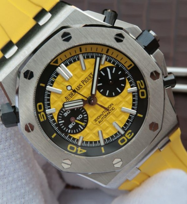 Audemars Piguet JF Royal Oak Offshore Diver Chronograph Yellow A3126