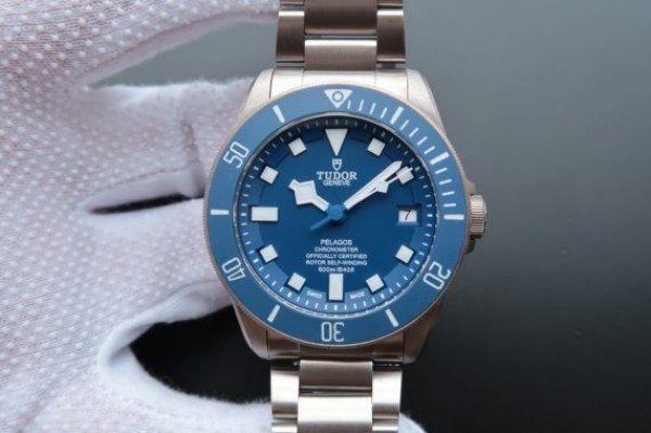 Tudor Blue Pelagos ZF Titanium Blue Dial Bracelet A2824