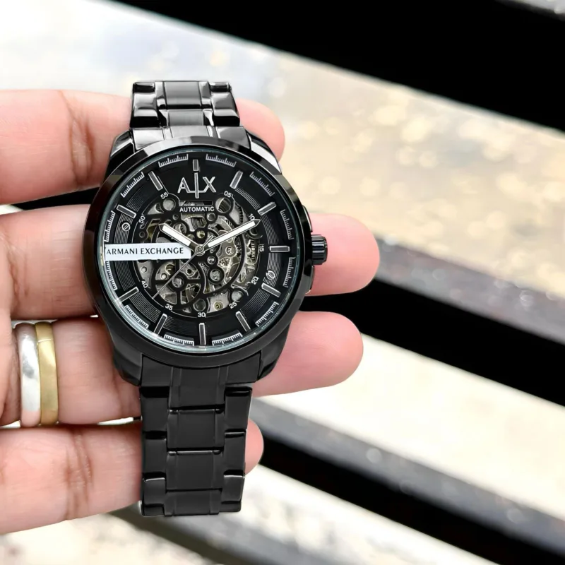 Armani Exchange Hampton Automatic AX2418 Skeleton Black - gallery