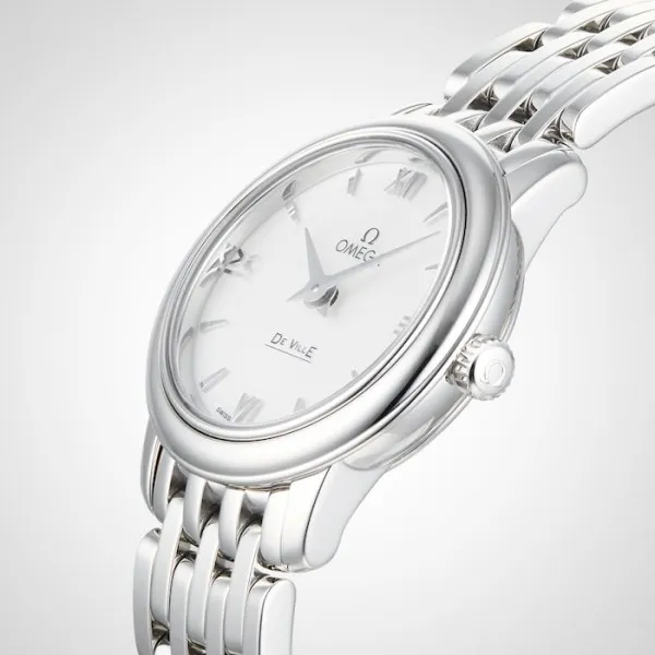 Omega De Ville Women Quartz Mother of Pearl Stainless Steel Watch O42410246005001 - view 7