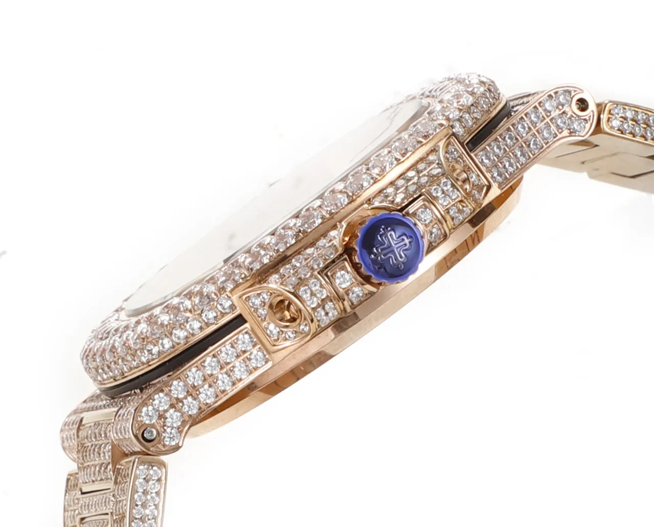 Patek Philippe Rose Gold Diamond Watch - gallery