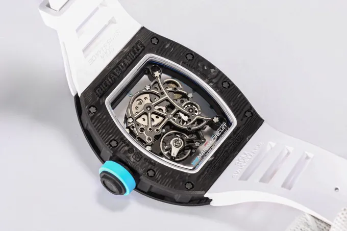 Richard Mille RM055 Black Carbon Fiber Watch - gallery