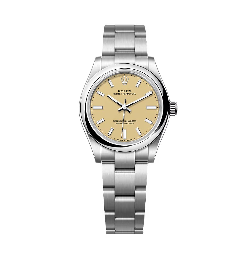Superclone Rolex Oyster Perpetual 277200 Beige Dial - gallery