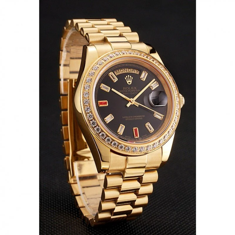 Superclone Rolex Day-Date 36mm Black Dial 1454101 - gallery