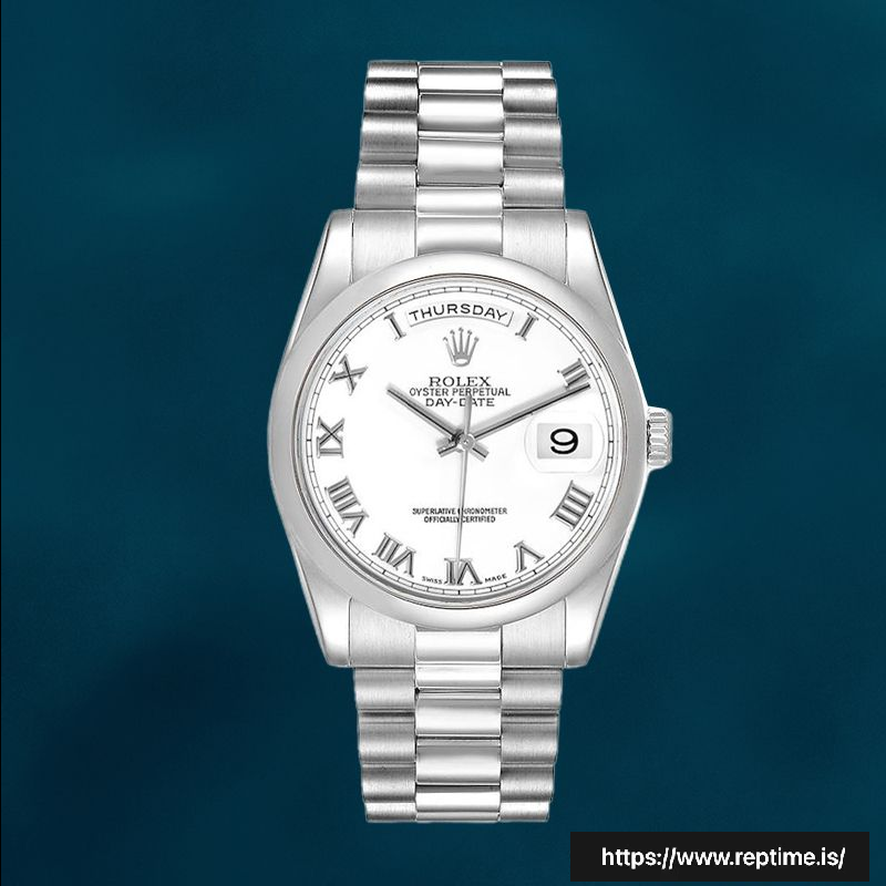 Rolex Day-Date 36mm 118206-0041 Men’s White Dial - gallery