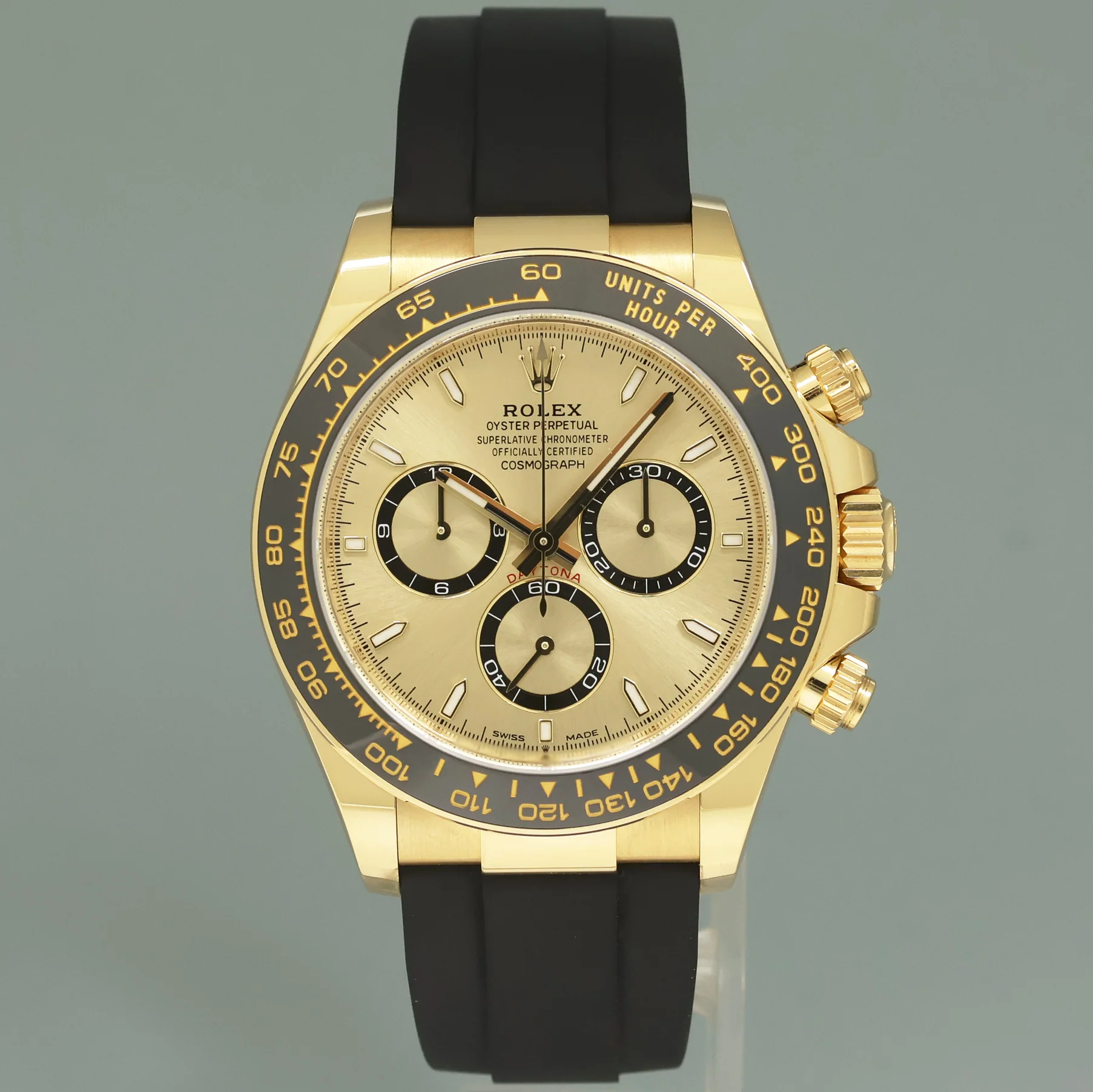 Superclone Rolex Daytona 40 mm Golden Dial 126518LN - gallery
