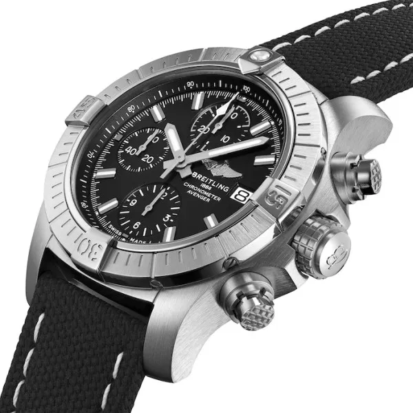 Breitling Avenger Men Automatic Black Fabric Watch A13385101B1X2 - gallery