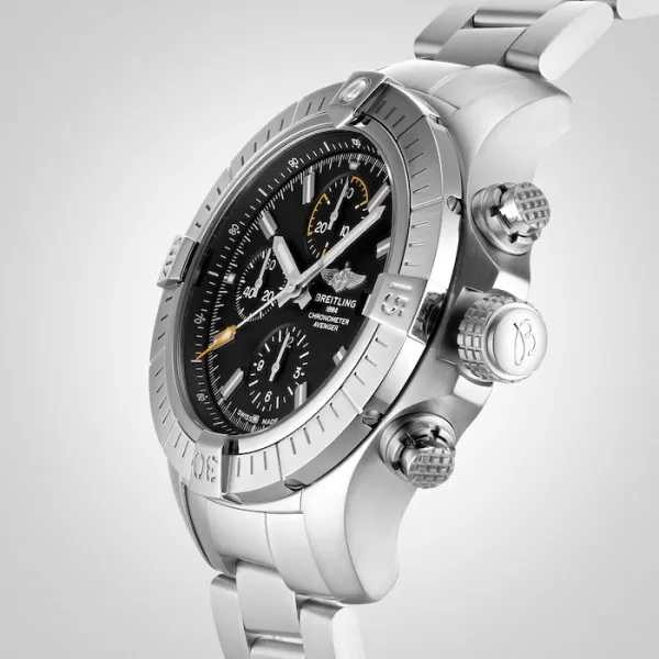 Breitling Avenger Men Automatic Black Stainless Steel Watch A13317101B1A1 - gallery