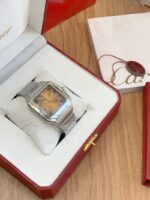 Cartier De Santos Silver Sunray Dial - gallery