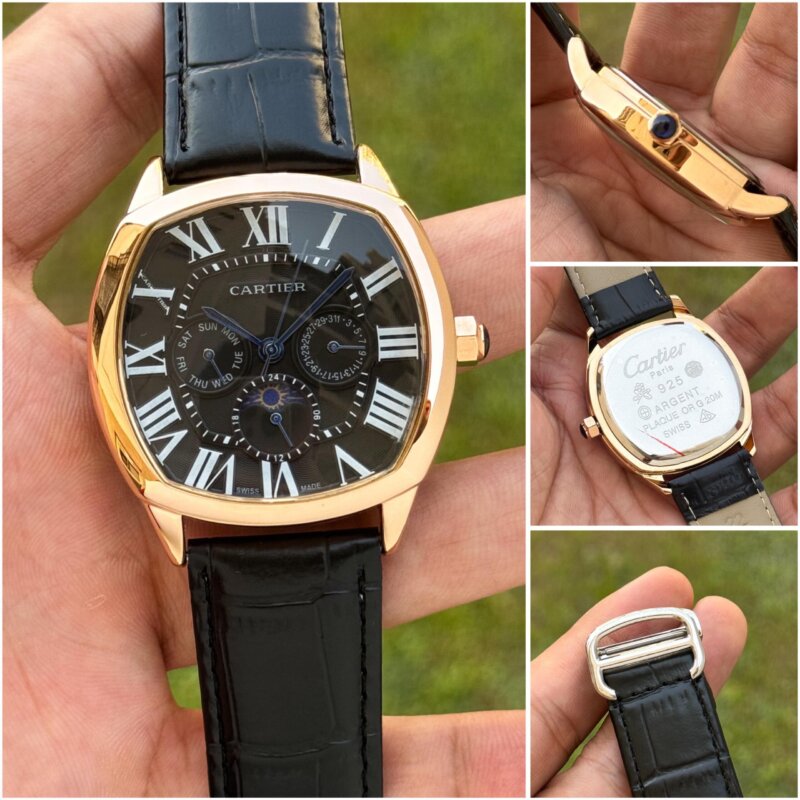 Cartier Diastar Square Black Dial - gallery