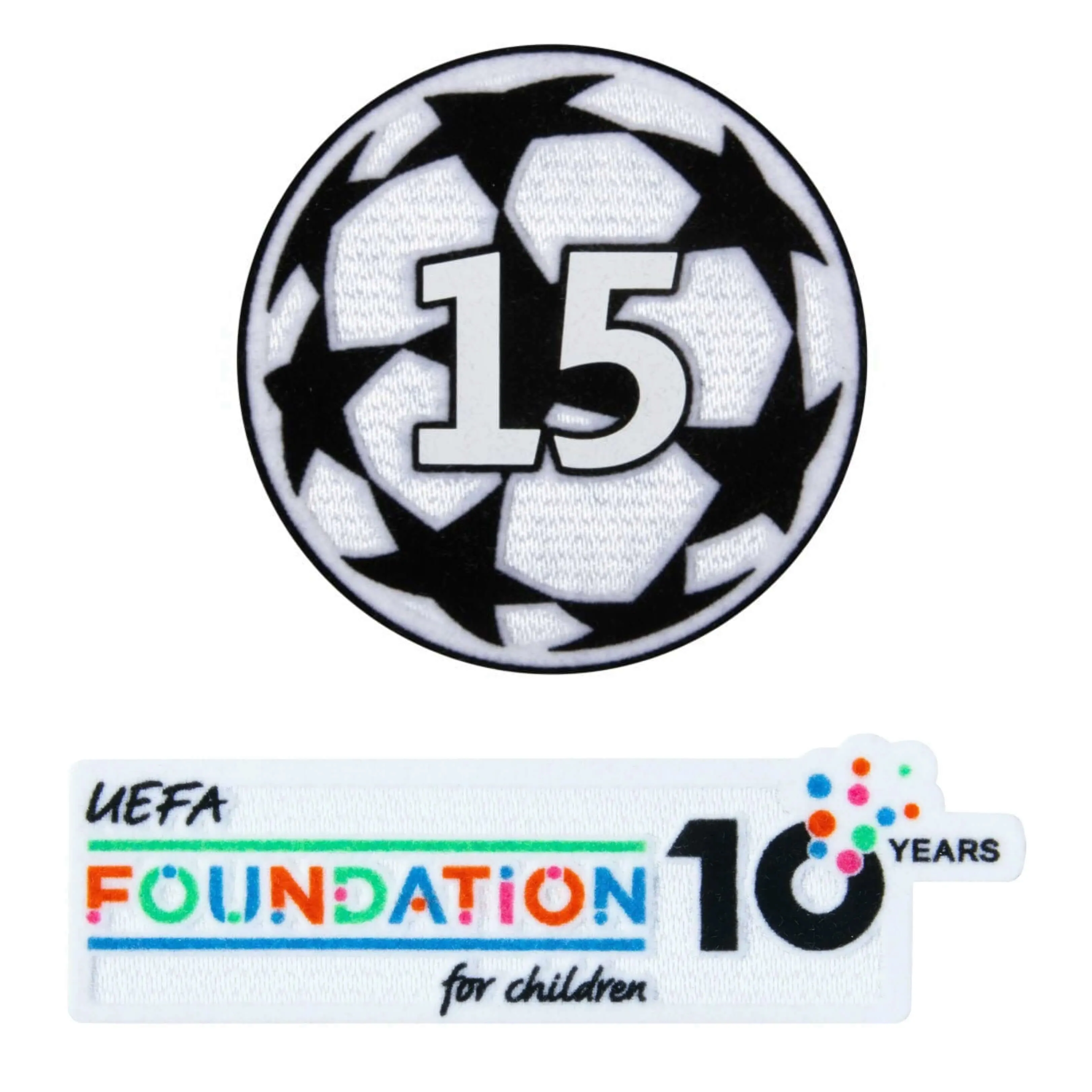 2025-26 UEFA Champions League Real Madrid Starball 15 Winner + Foundation Patch