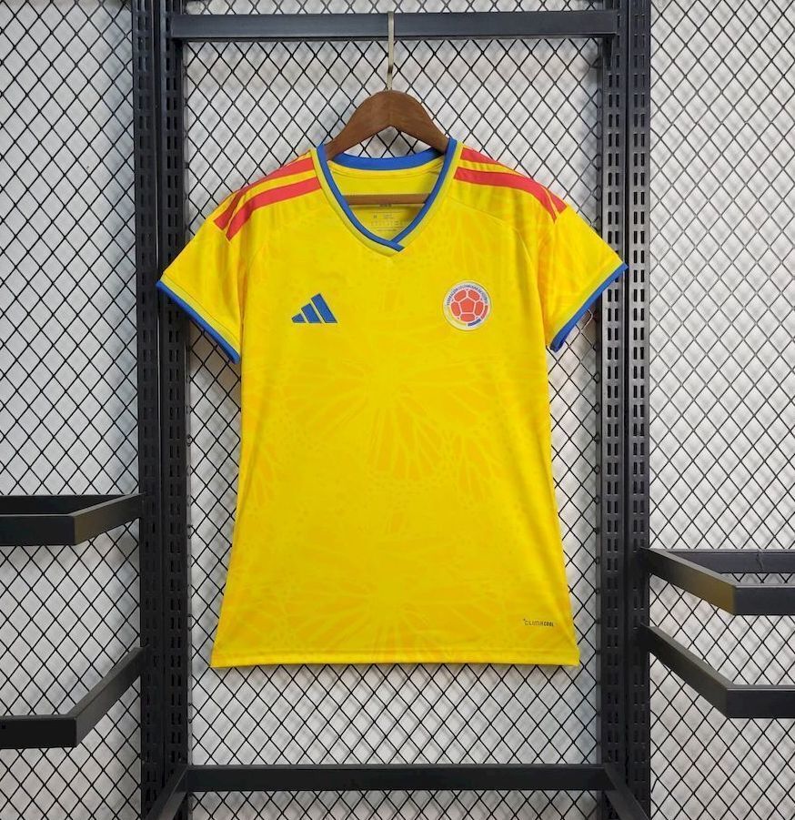 2026 Colombia Home World Cup Women Soccer Jersey