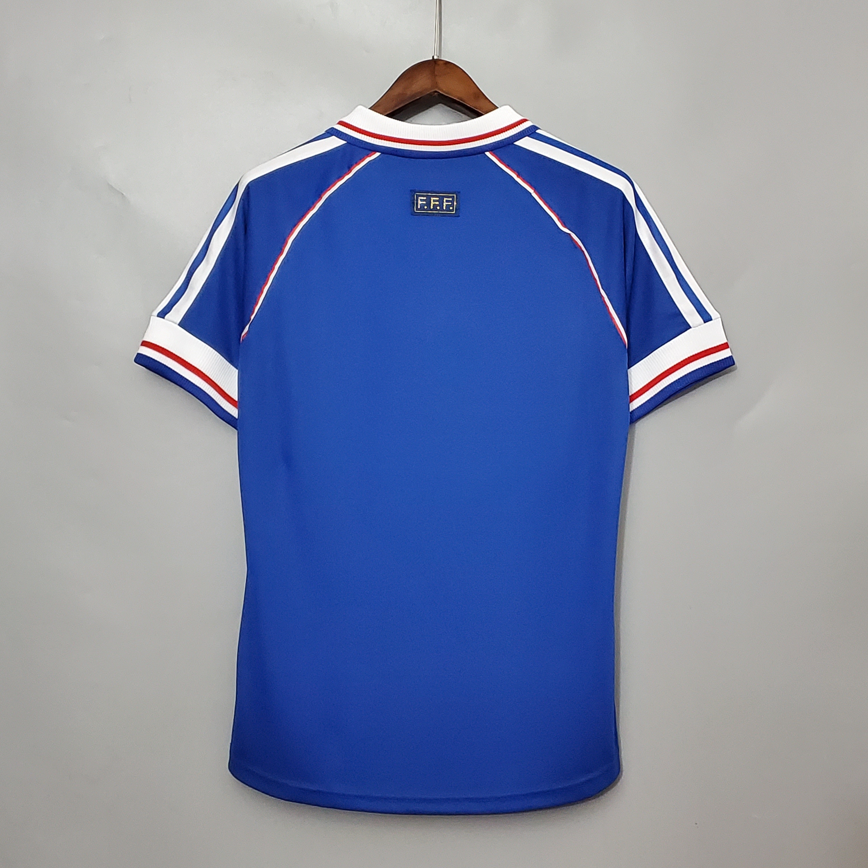 1998 France Zidane #10 World Cup Home Retro Jersey - view 5