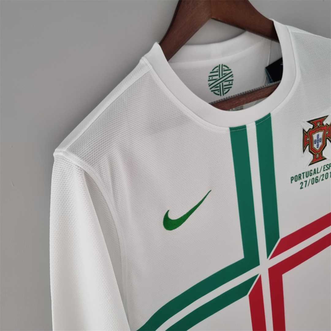 2012 Portugal  Euro Cup Away Retro Jersey Long Sleeve - view 10