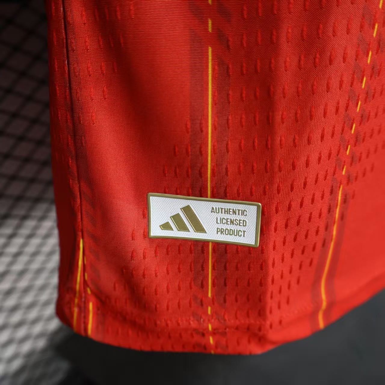 2026 Spain Home World Cup Soccer Jersey Authentic Shirt Long Sleeve - view 11