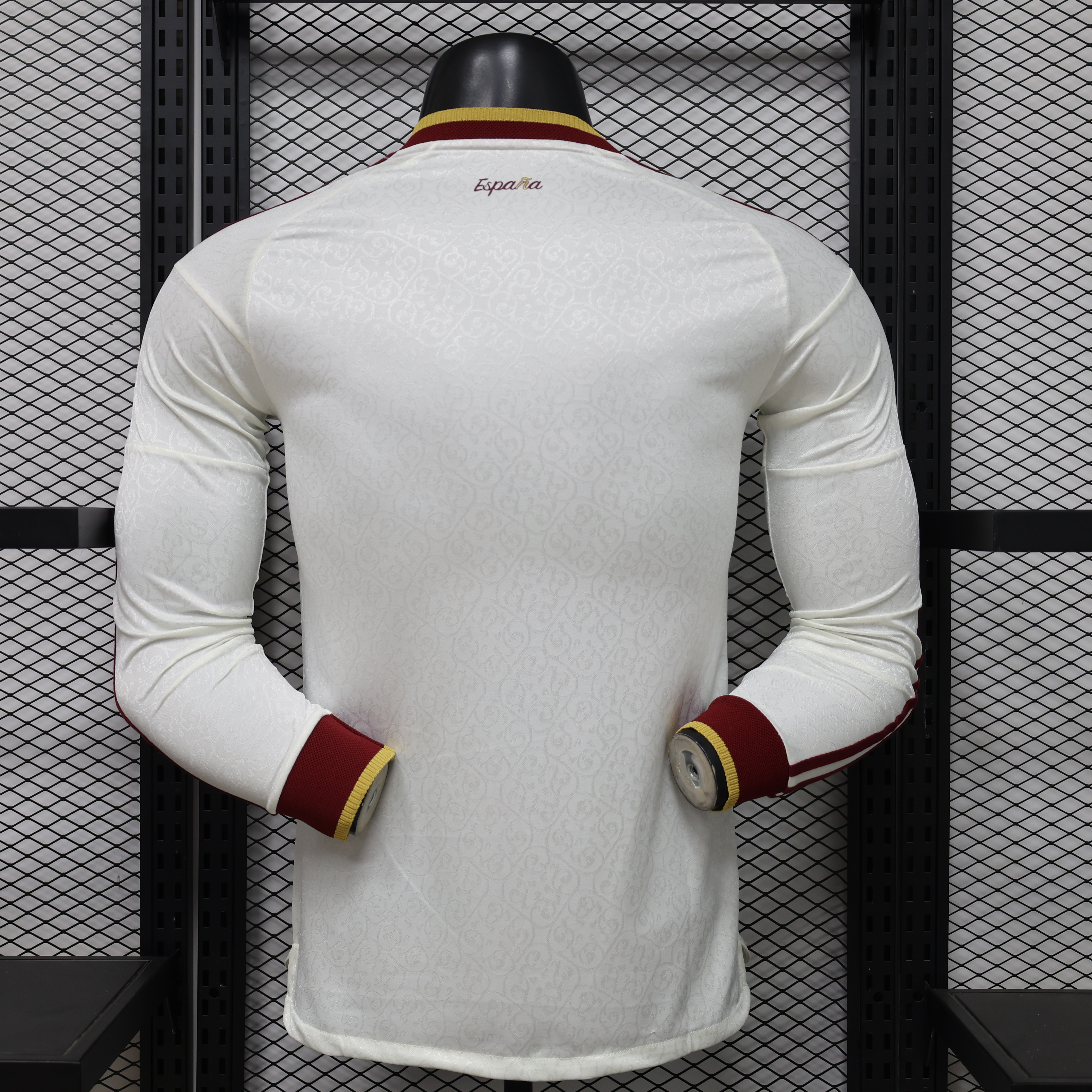 2026 Spain Away World Cup Soccer Jersey Authentic Shirt Long Sleeve - view 3