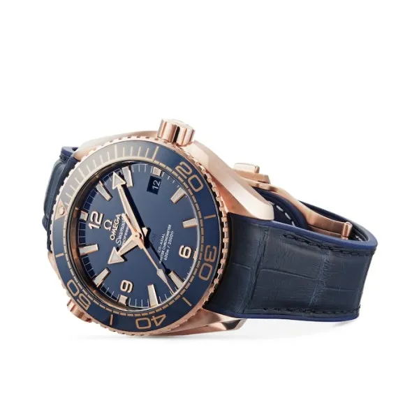 Omega Planet Ocean Men Automatic Blue Leather Watch O21563442103001 - gallery