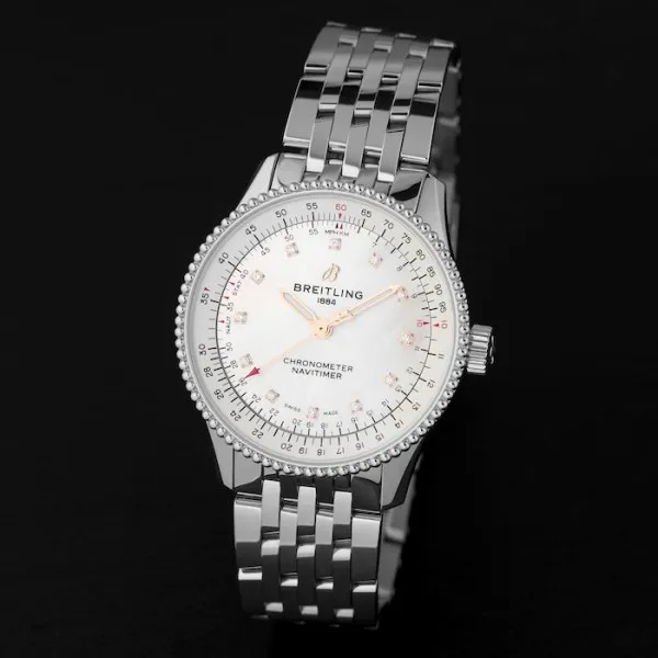 Breitling Navitimer Women Automatic Mother of Pearl Stainless Steel Watch A17395211A1A1 - gallery