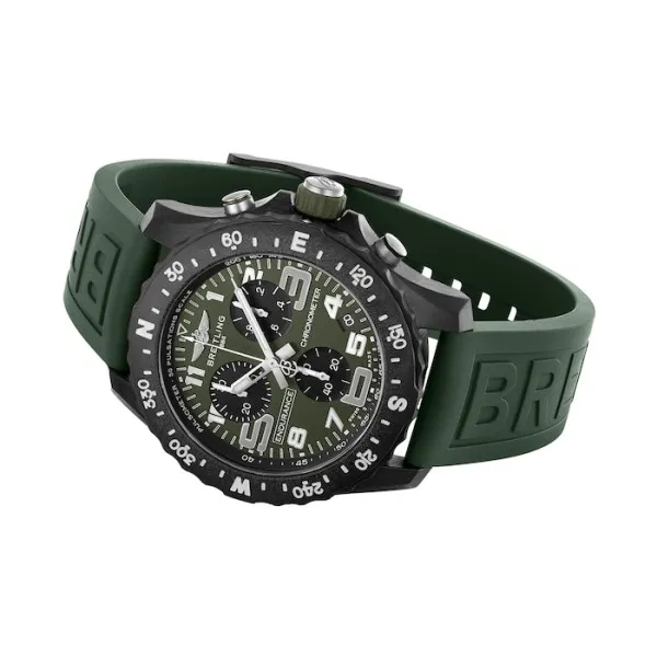 Breitling Endurance Pro Men Quartz Green Rubber Watch X823106B1L1S1 - gallery