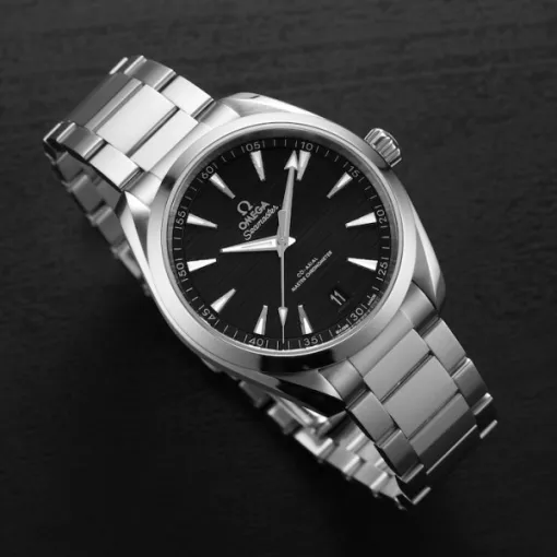 Omega Seamaster Aqua Terra Men Automatic Black Stainless Steel Watch O22010412101001 - gallery