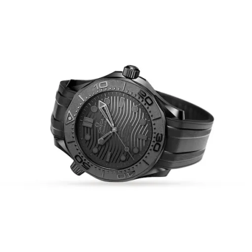 Omega Seamaster Men Automatic Black Rubber Watch O21092442001003 - gallery