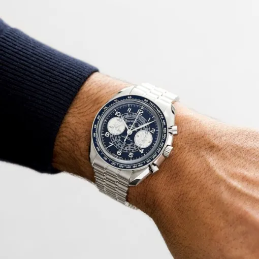 Omega Speedmaster Men Automatic Blue Stainless Steel Watch O32930435103001 - gallery