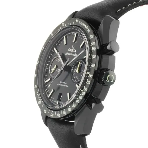 Omega Speedmaster Men Automatic Black Leather Watch O31192445101004 - gallery
