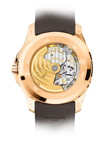 Patek Philippe Aquanaut Date Brown Strap Rose Gold 5167R-001 - gallery