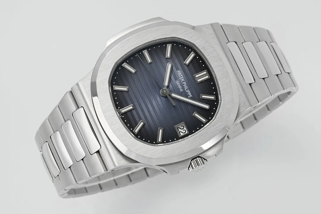 Patek Philippe 5811G Blue Nautilus Watch - gallery