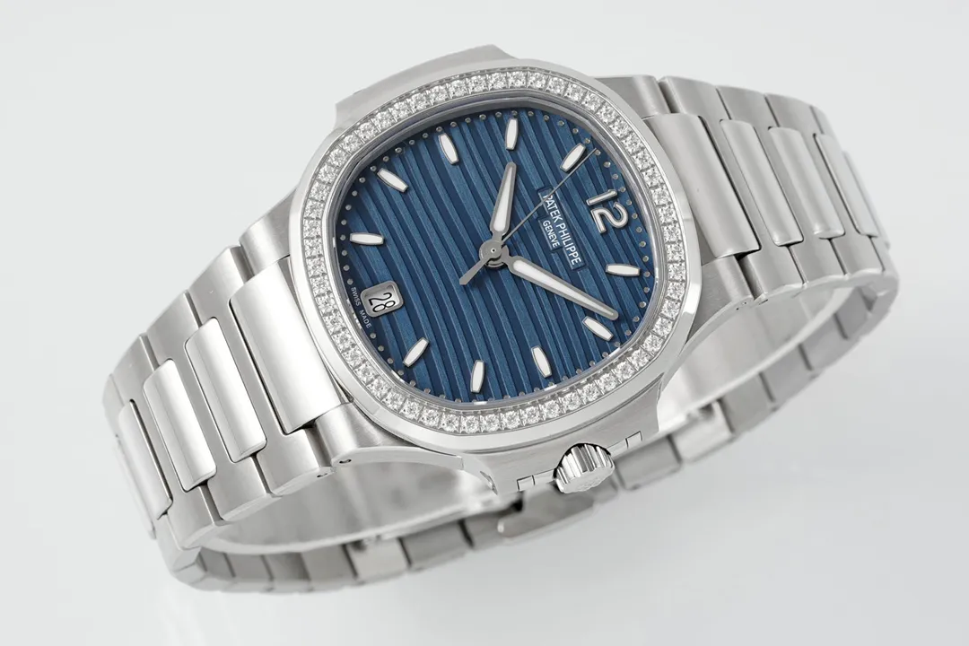 Patek Philippe Blue Nautilus Ladies Watch - gallery