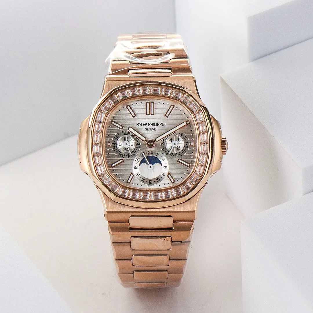 Patek Philippe Rose Gold Nautilus Watch - gallery
