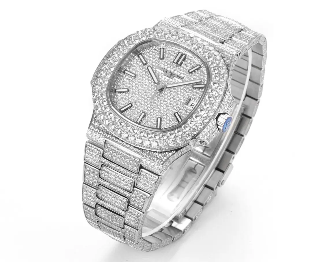 Patek Philippe Nautilus Full Star Platinum Watch - gallery