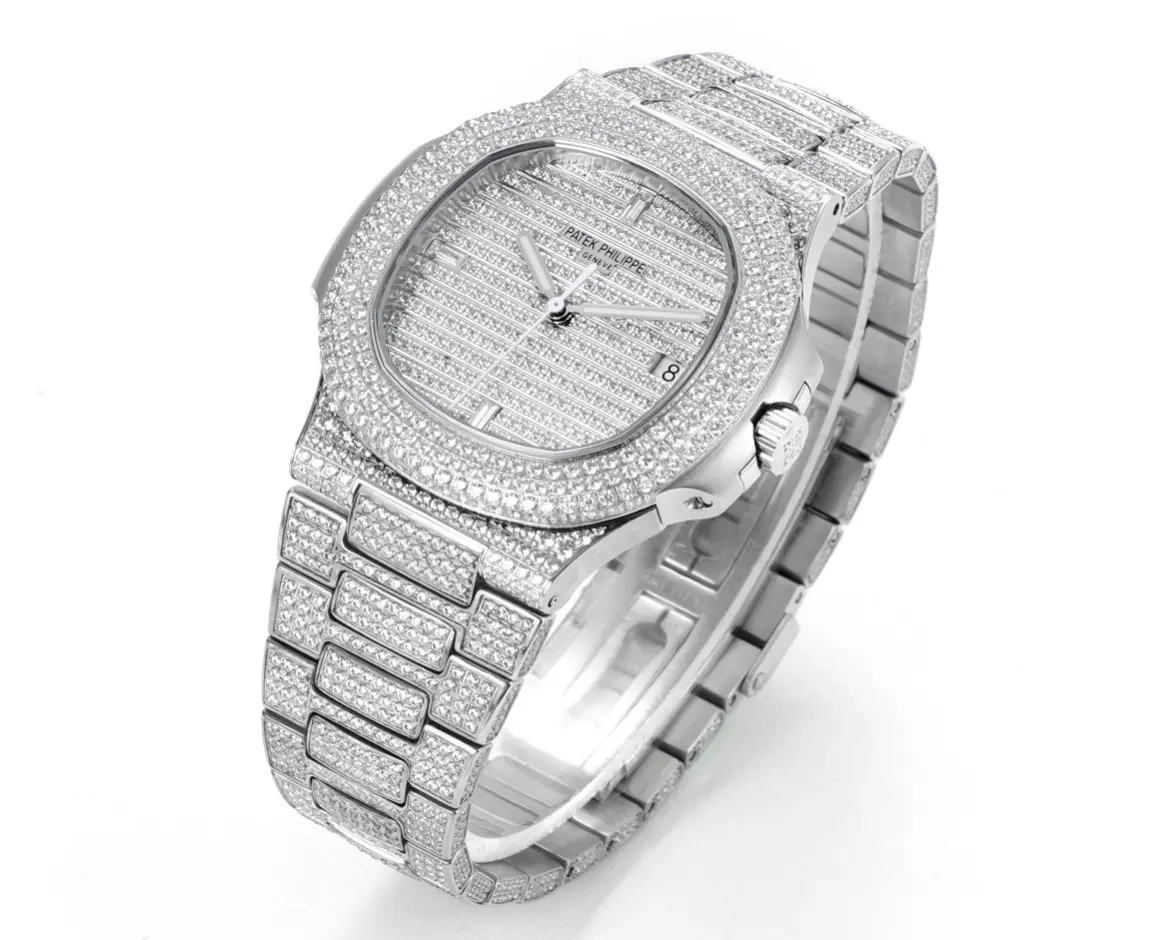 Patek Philippe Nautilus Full Star Watch, Platinum - gallery