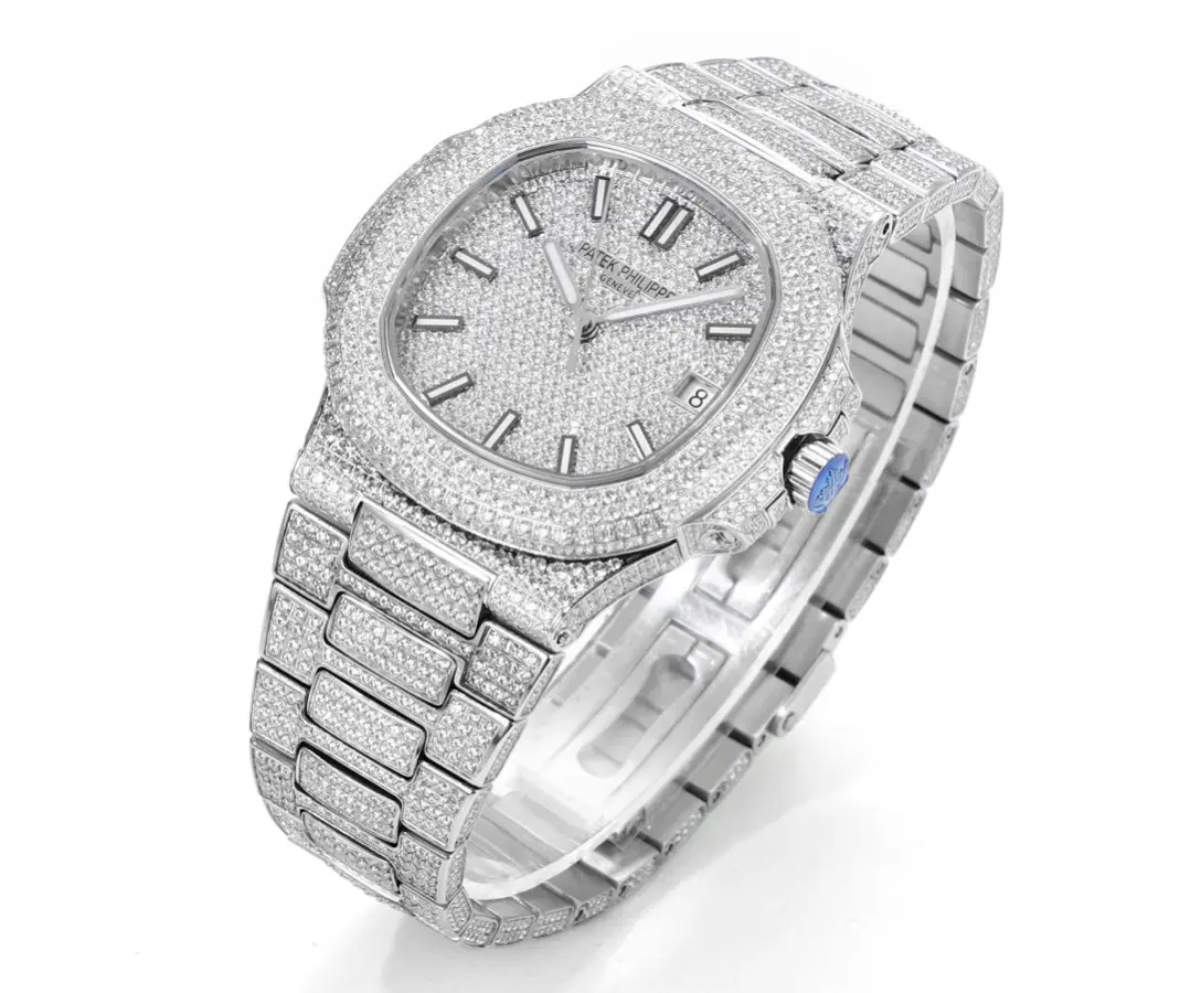 Patek Philippe Nautilus Full Star Platinum Watch - gallery