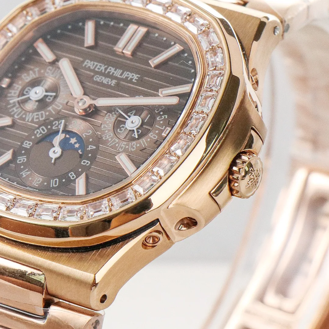 Patek Philippe Rose Gold Nautilus Watch - gallery