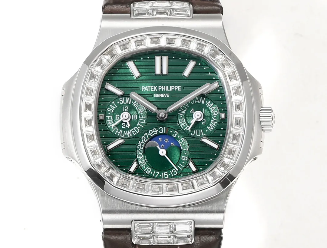 Patek Philippe Green Nautilus Watch - gallery