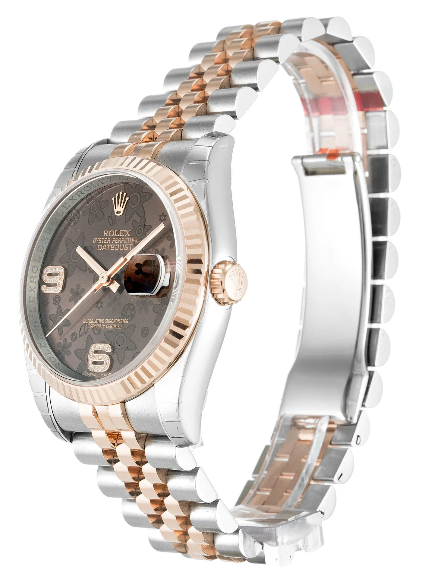 Rolex Datejust 36mm Chocolate Floral Dial 116231 - gallery