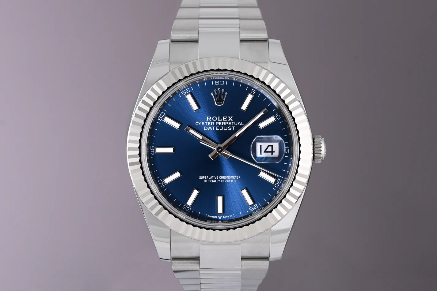 Rolex Datejust 41mm Blue Dial 126334 Oyster - gallery