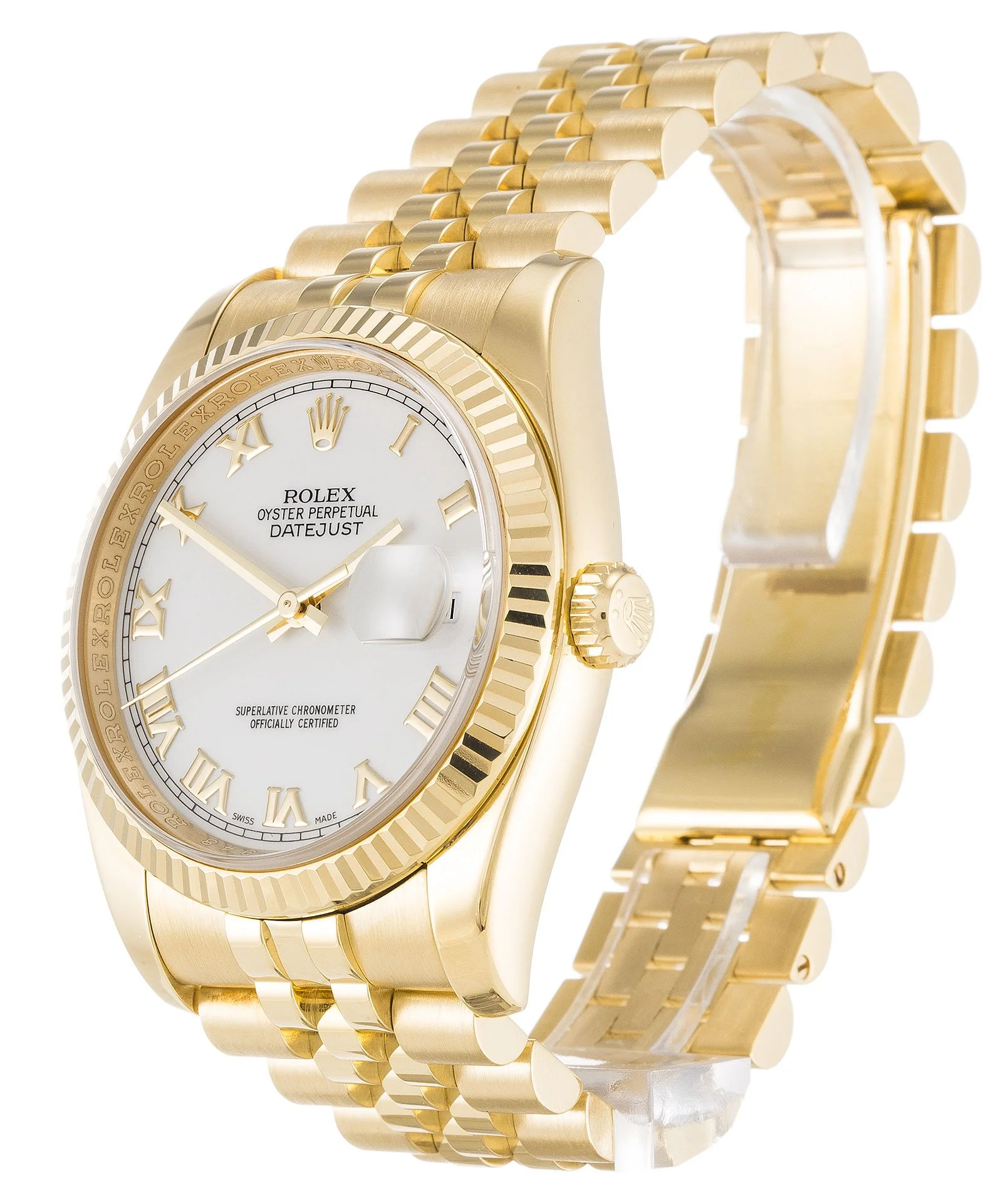 Rolex Datejust 36mm White Dial 116238 - gallery