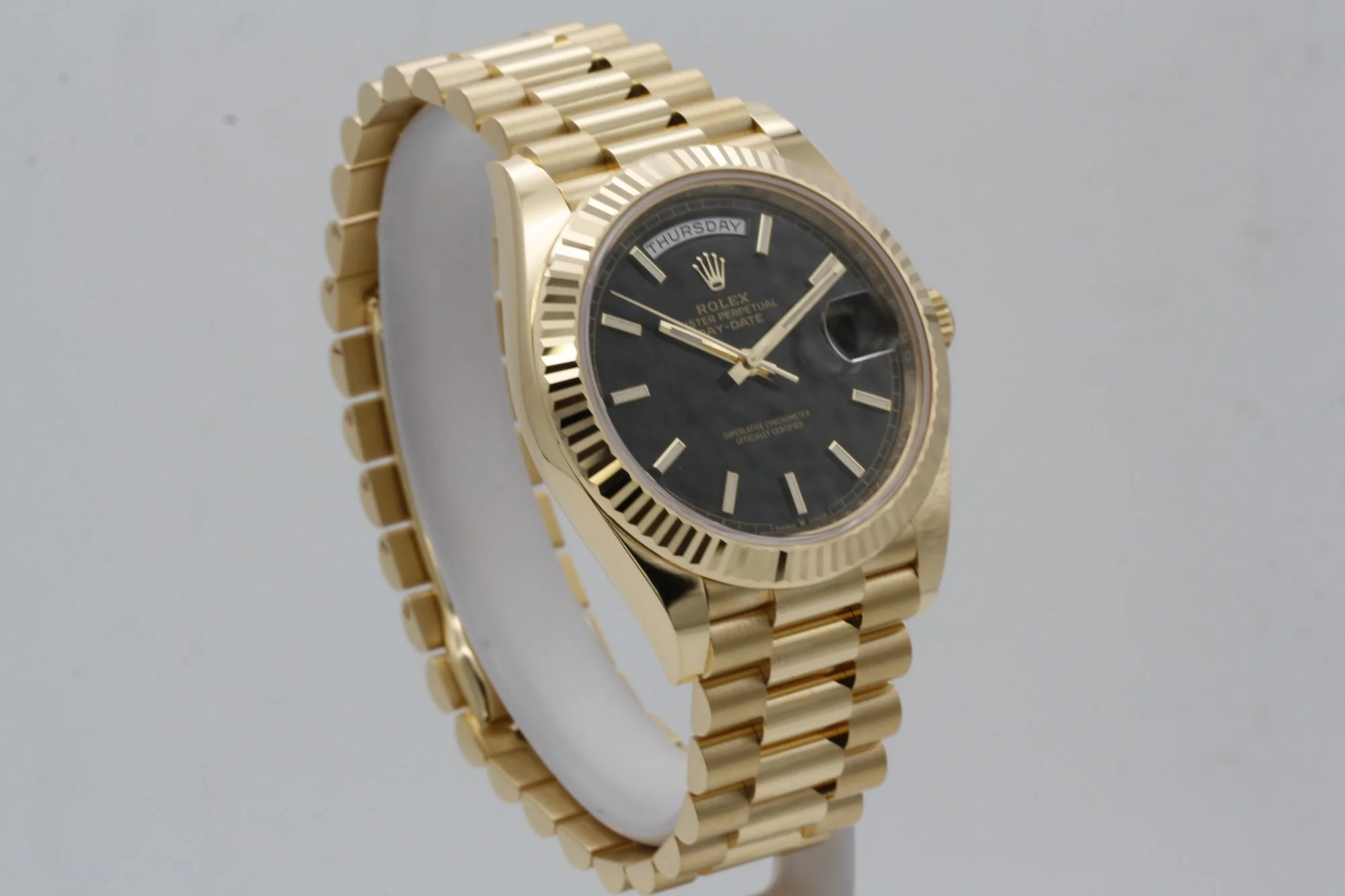 Superclone Rolex Day-Date 40 mm Black Dial 228238 - gallery