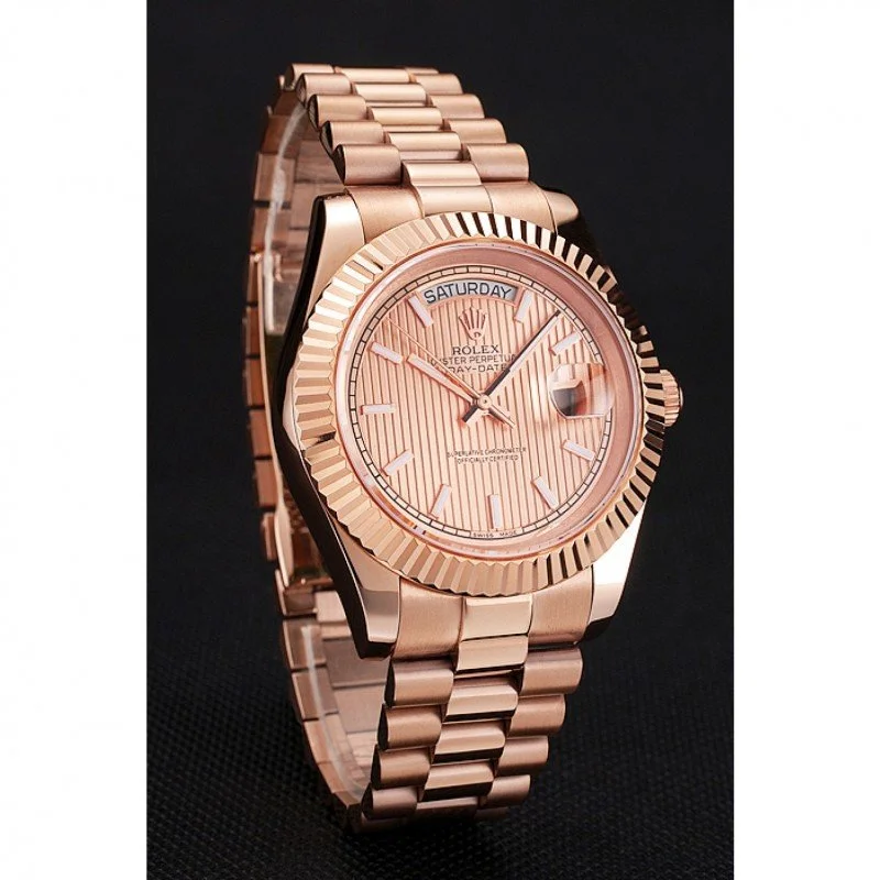 Superclone Rolex Day-Date 40mm Rose-Gold Dial REP016823 - gallery
