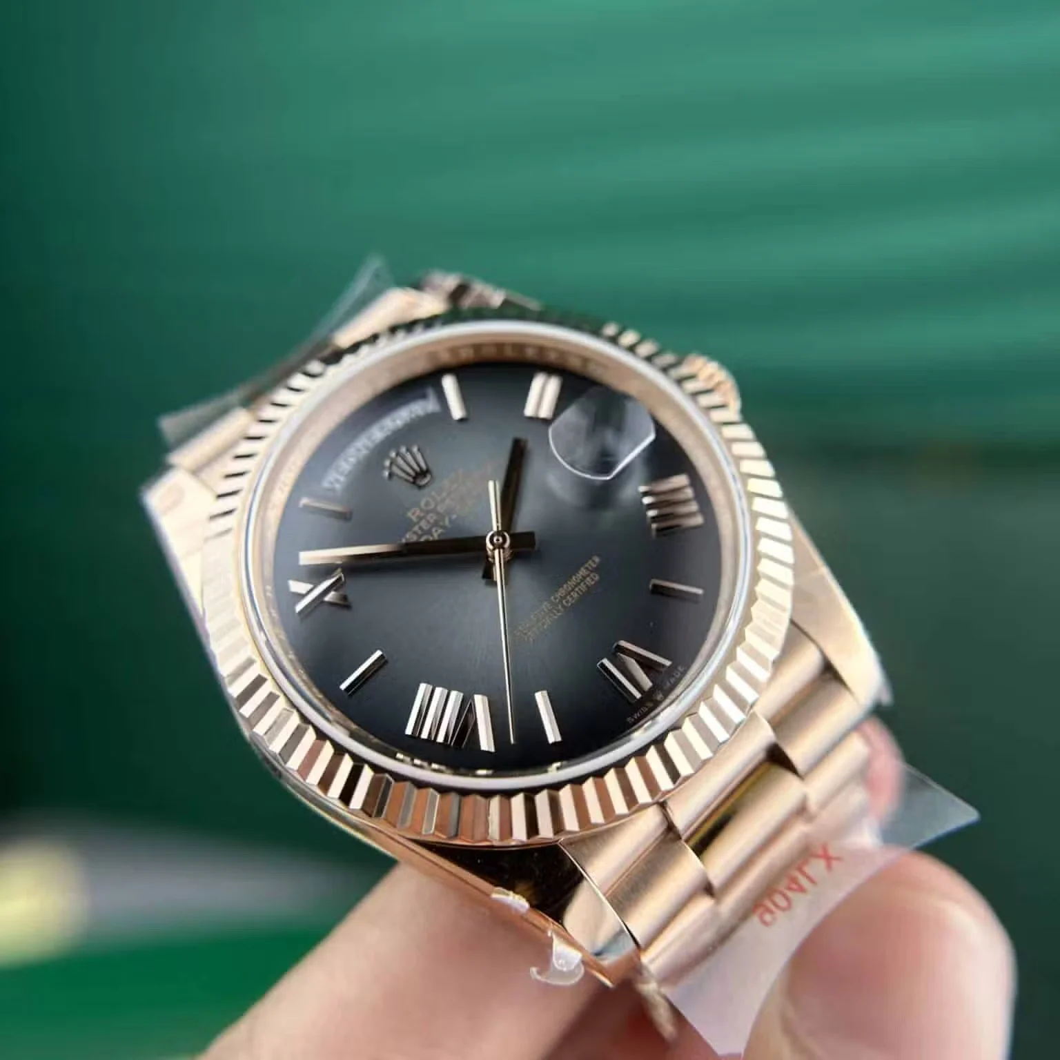 Superclone Rolex Day-Date 40 mm Slate Ombre Dial 228235 - gallery