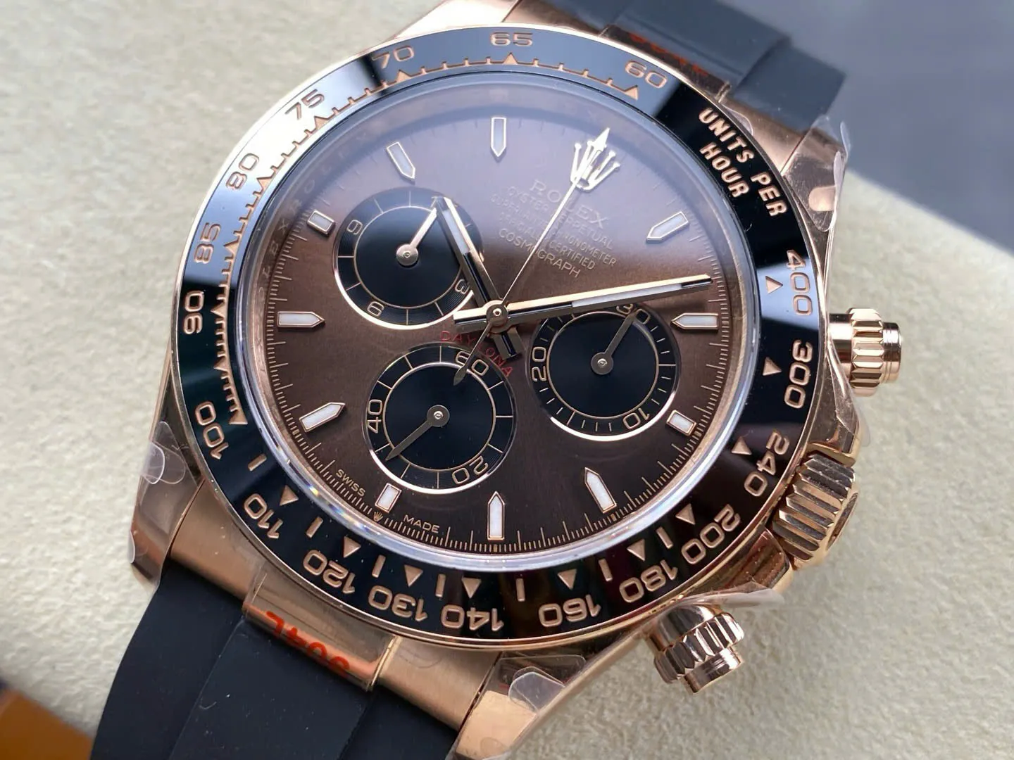 Superclone Rolex Daytona 40 mm 126515LN Bright Chocolate Dial - gallery