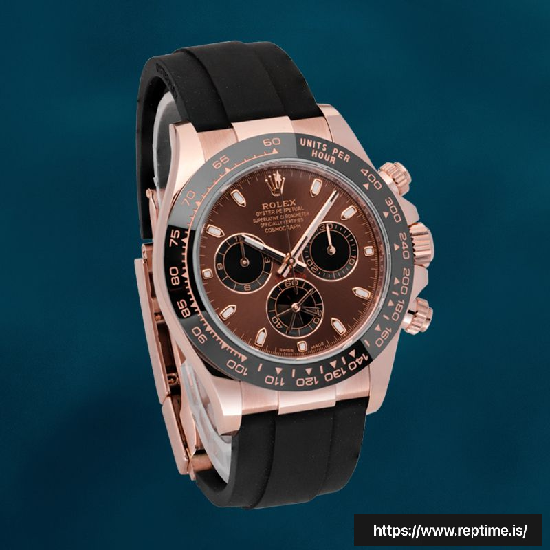 Rolex Daytona Men’s 40mm m116515ln-0041 Rubber Band Rose Gold-tone - gallery