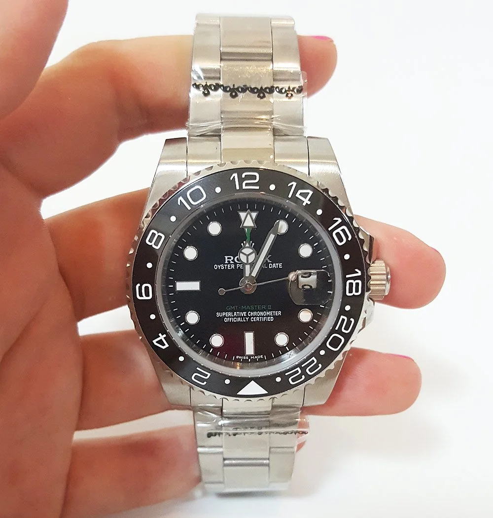 Superclone Rolex GMT-Master II 40mm Black Dial 116710 - gallery
