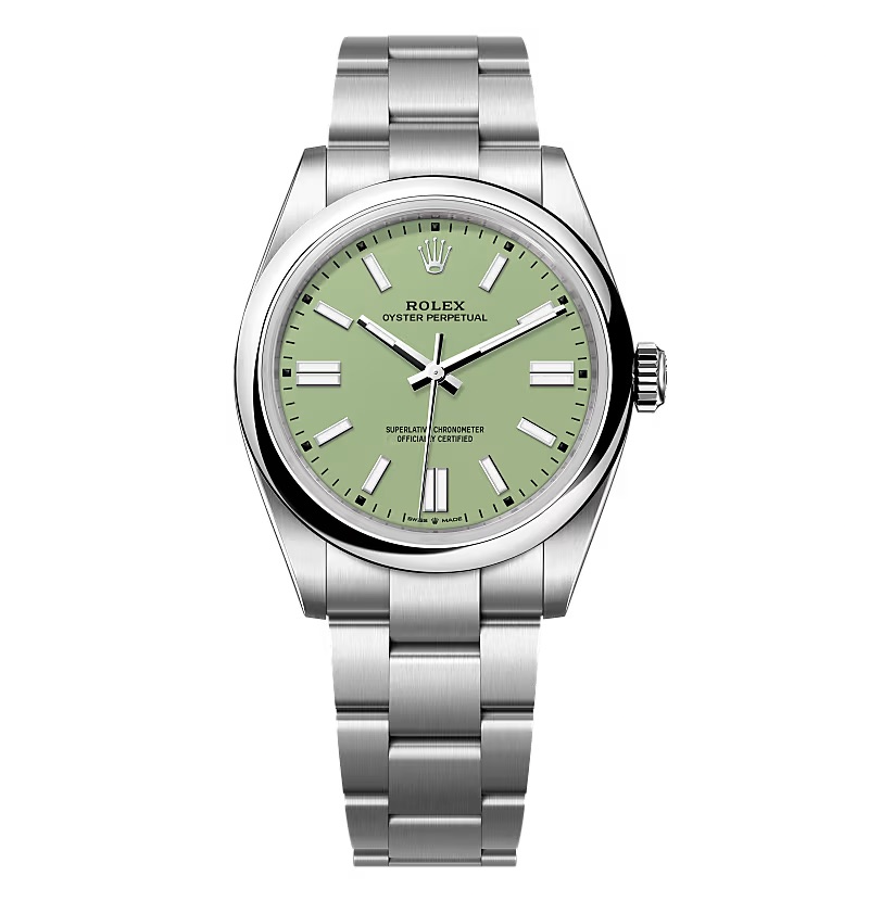 Superclone Rolex Oyster Perpetual 277200 Pistachio Dial - gallery
