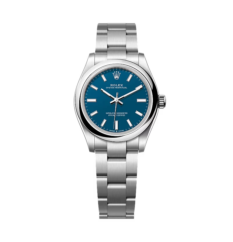 Superclone Rolex Oyster Perpetual 277200 Med Blue Dial - gallery