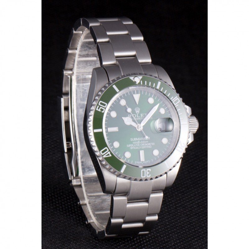 Superclone Rolex Submariner 40mm Green Dial Mechanism-SRL51 - gallery
