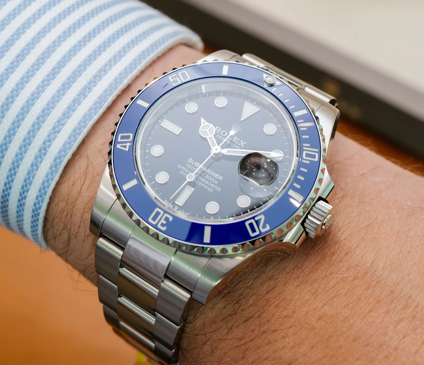 Superclone Rolex Submariner  Cookie Monster  41mm Black Dial 126619LB - gallery